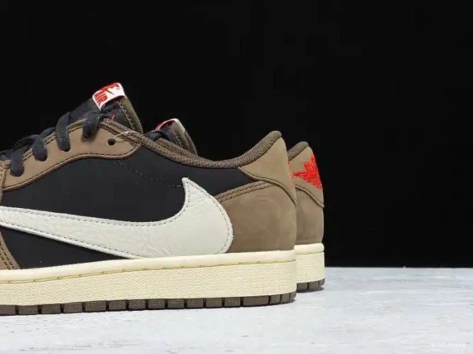 Cheap CQ4277-001 SP OG x Low Scott Jordan Mocha Air Travis 1 Dark 0620